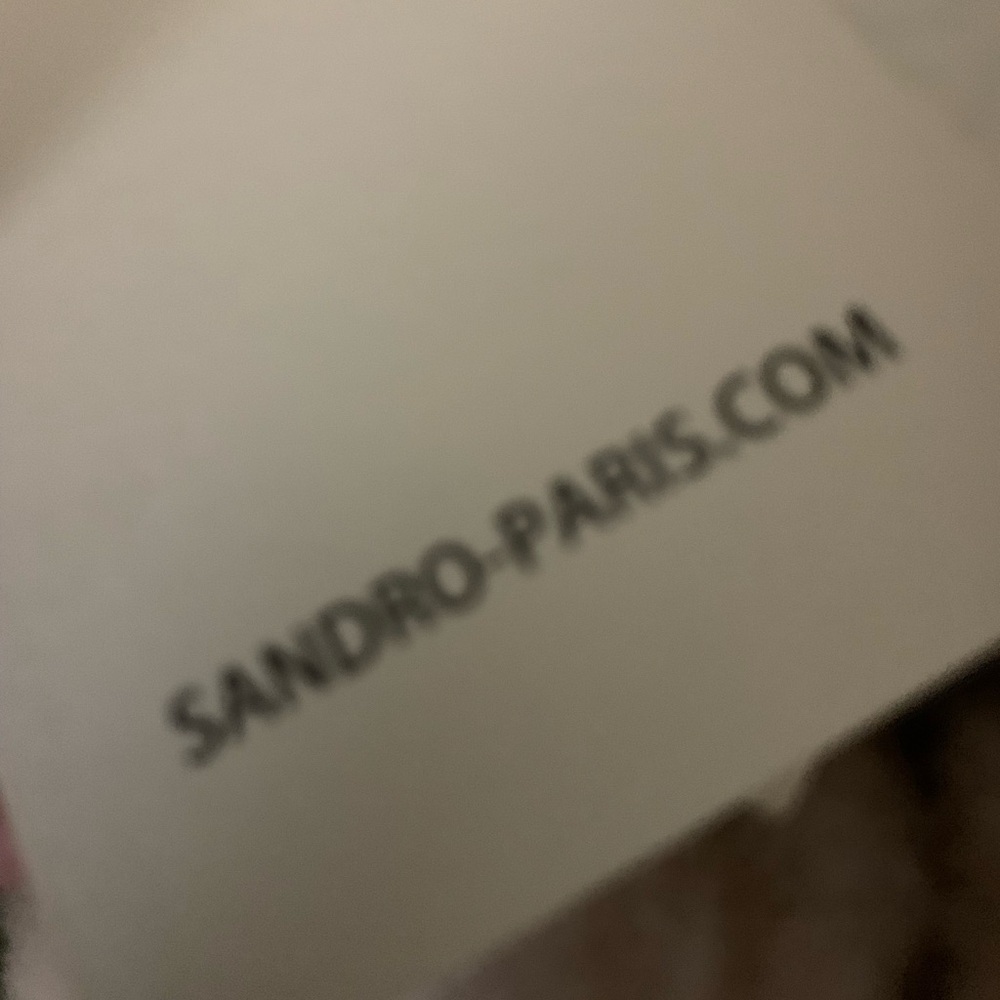 Sandro shearling jacket NWT authentic and epic - Picture 6 of 9